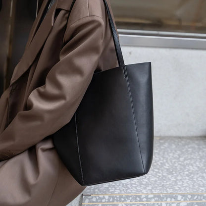 Luxury Soft Genuine Leather Women Shoulder Bags Large Capacity Female Totes Bag Designer Ladies Casual Handbags Fashion Purses