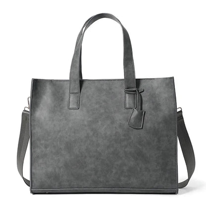 Luxury Soft Leather Handbag For Men Vintage Large Capacity Tote Weekend Male Shoulder Messenger Casual Crossbody Bag