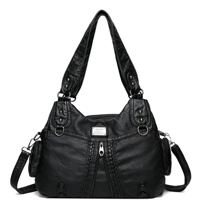 Luxury Soft Leather Handbags Women's Bags New Fashion High Quality Woman Messenger Bag Designer Famous Brand Women Shoulder Tote