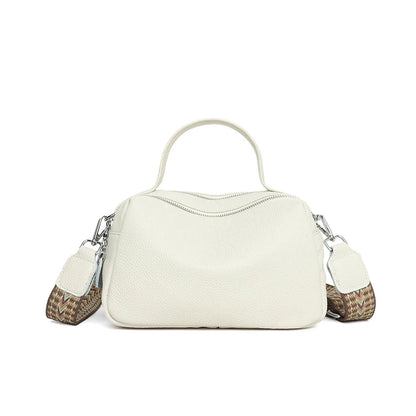 Luxury Soft Solid Genuine Leather Tote Sac Women's Handbag 2023 Brand Women Shoulder Crossbody Bag Fashion Female Messenger Bags