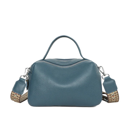 Luxury Soft Solid Genuine Leather Tote Sac Women's Handbag 2023 Brand Women Shoulder Crossbody Bag Fashion Female Messenger Bags