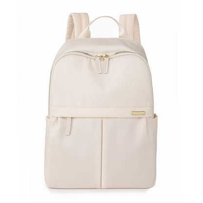 Luxury Solid Color 2023 Summer Trend Women Backpack 14 Inch Laptop Bag Pack Travel Student Schoolbag Teen Girls Bookbag Sac