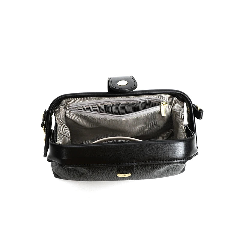 Luxury Solid Color Cow Leather Handbag Female Messenger Tote Sac 2023 High Quality Genuine Leather Women Crossbody Shoulder Bags