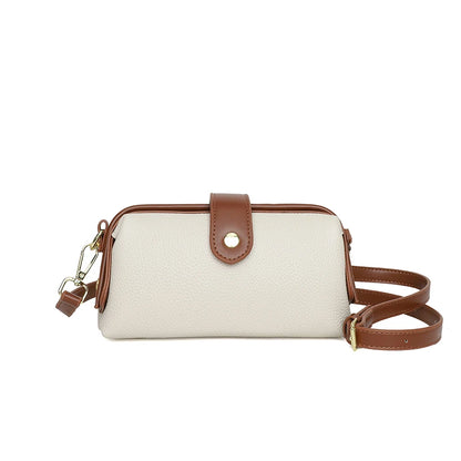 Luxury Solid Color Cow Leather Handbag Female Messenger Tote Sac 2023 High Quality Genuine Leather Women Crossbody Shoulder Bags