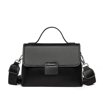 Luxury Solid Genuine Leather Ladies Handbag Female Messenger Tote Sac High Quality Cow Leather Shoulder Crossbody Bag For Women