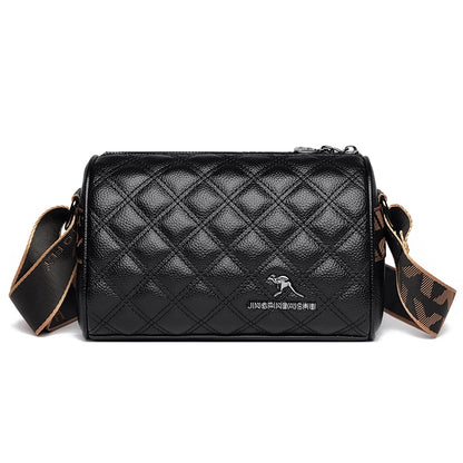 Luxury Solid Genuine Leather Shoulder Crossbody Bags For Women High Quality Cow Leather Female Messenger Tote Sac Ladies Handbag
