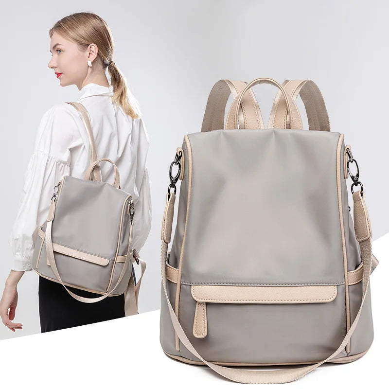 Luxury Trend Anti Theft Women Backpack Large Capacity Waterproof Schoolbag For Girls Travel Bag