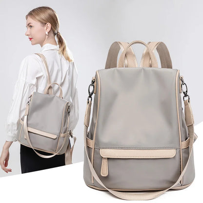 Luxury Trend Anti Theft Women Backpack Large Capacity Waterproof Schoolbag For Girls Travel Bag