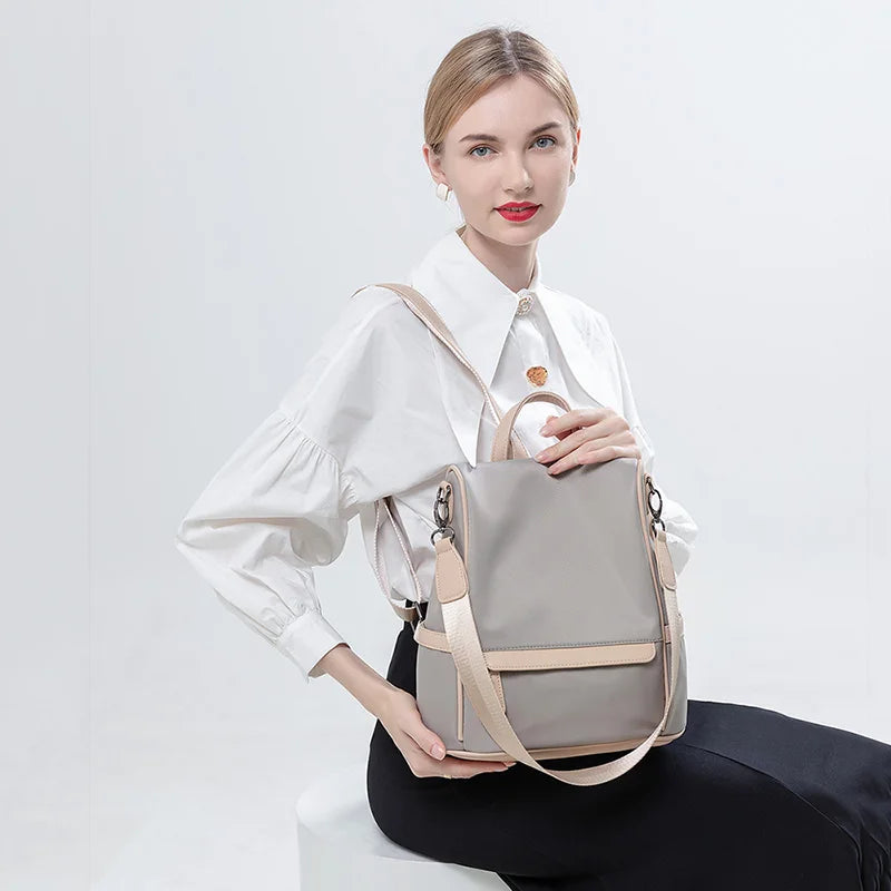Luxury Trend Anti Theft Women Backpack Large Capacity Waterproof Schoolbag For Girls Travel Bag