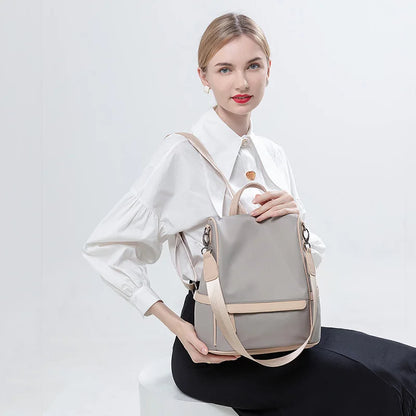 Luxury Trend Anti Theft Women Backpack Large Capacity Waterproof Schoolbag For Girls Travel Bag