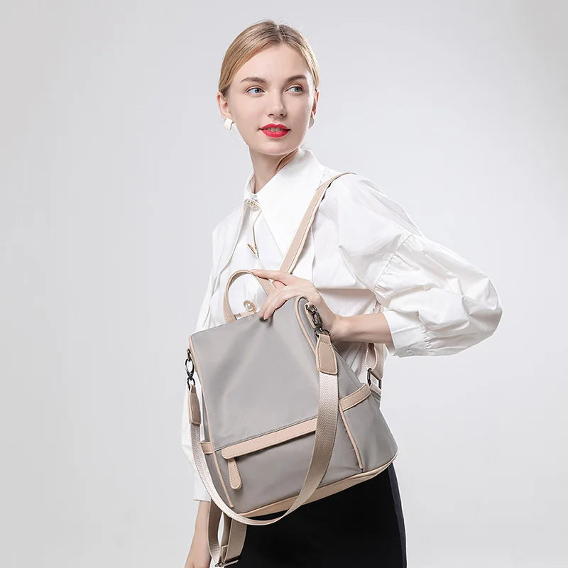 Luxury Trend Anti Theft Women Backpack Large Capacity Waterproof Schoolbag For Girls Travel Bag