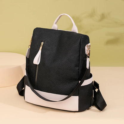 Luxury Waterproof Nylon Women Backpack Fashion Printing Casual Bag Designer Female Large Capacity Travel Handbag Shopping Knaps