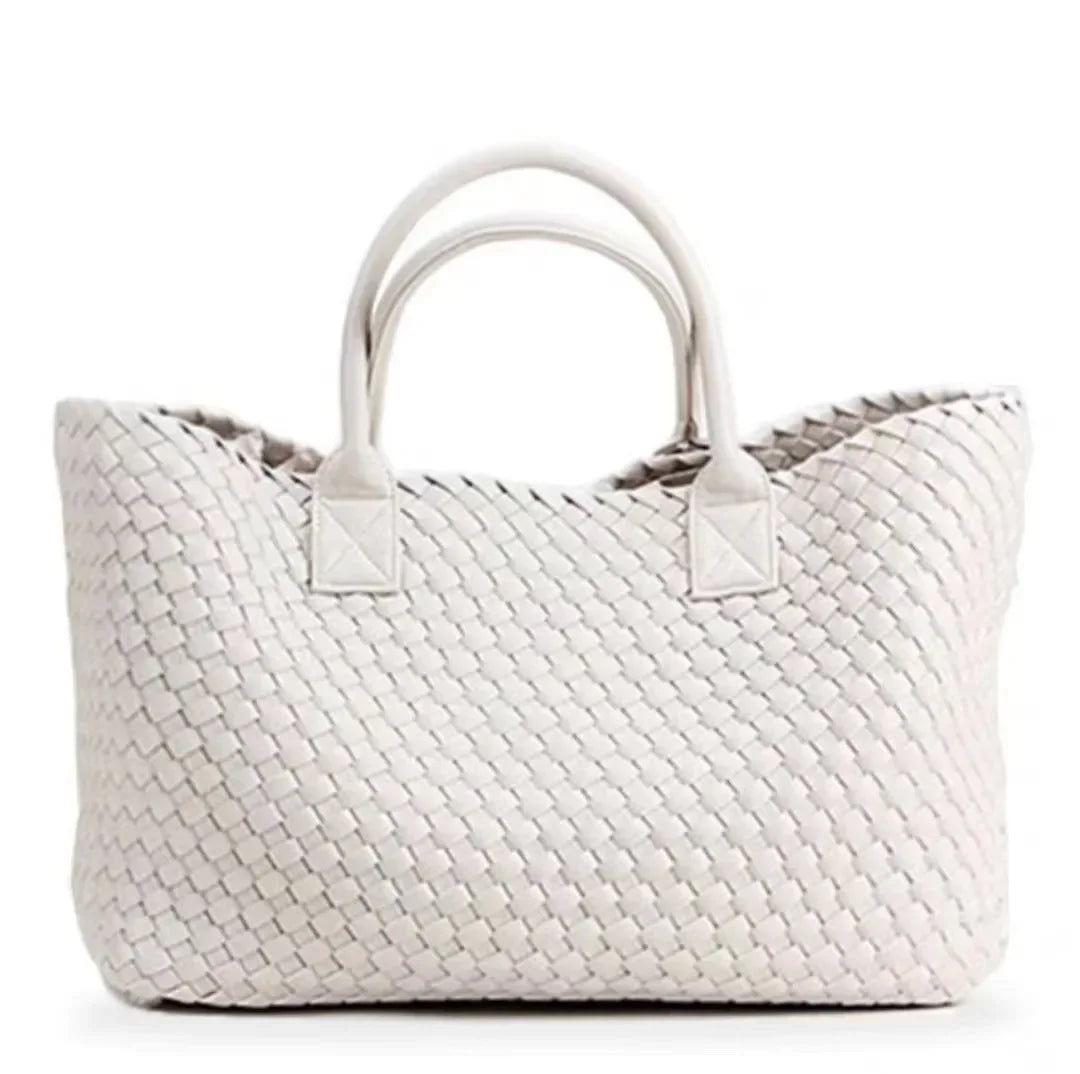 Luxury Weaving 2024 Women's Handbag Designer Shoulder Bag Women's Fashion PU Shopper Wallet
