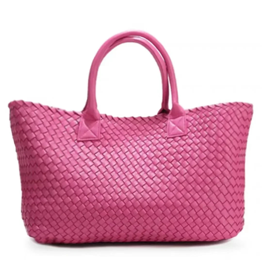 Luxury Weaving 2024 Women's Handbag Designer Shoulder Bag Women's Fashion PU Shopper Wallet