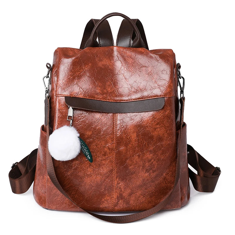 Luxury Women Backpacks Anti-Theft Back Zipper Fashion Backpack Girls Schoolbag Casual Designer Travel Single Shoulder Bags Sac