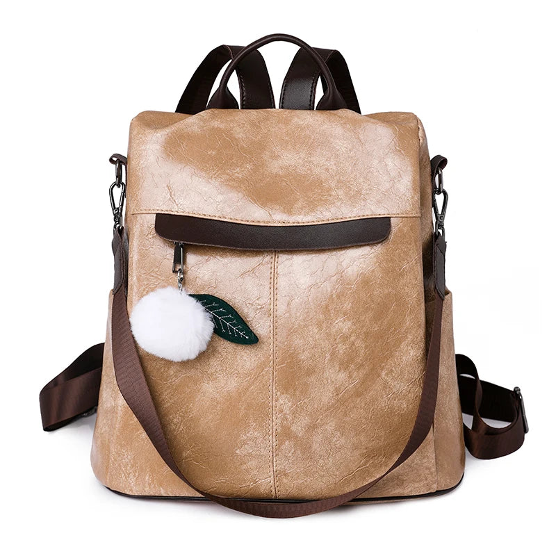 Luxury Women Backpacks Anti-Theft Back Zipper Fashion Backpack Girls Schoolbag Casual Designer Travel Single Shoulder Bags Sac