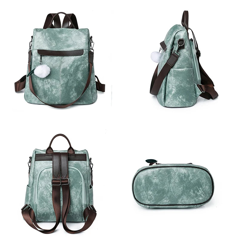 Luxury Women Backpacks Anti-Theft Back Zipper Fashion Backpack Girls Schoolbag Casual Designer Travel Single Shoulder Bags Sac