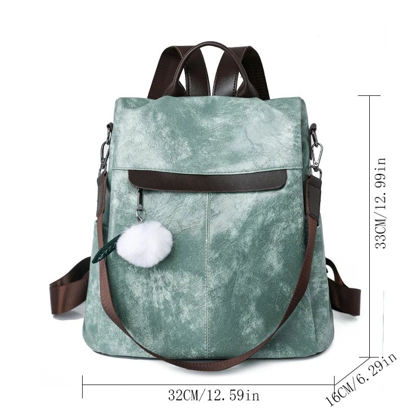 Luxury Women Backpacks Anti-Theft Back Zipper Fashion Backpack Girls Schoolbag Casual Designer Travel Single Shoulder Bags Sac