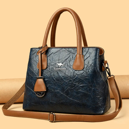 Luxury Women Layers Soft PU Leather Shoulder Crossbody Bags High Quality Female Messenger Tote Sac 2023 Designer Ladies Handbags