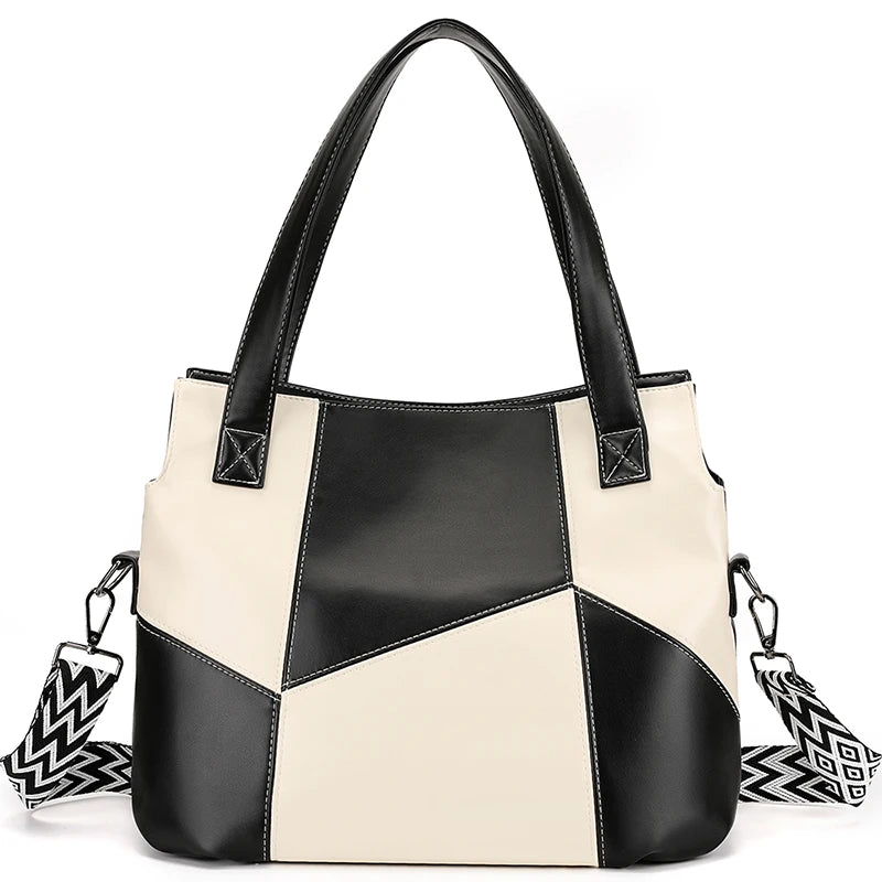 Luxury Women Leather Handbags Designer Brand Large Capacity Shoulder Crossbody Bags Ladies Casual Totes Hand Bags for Women 2024