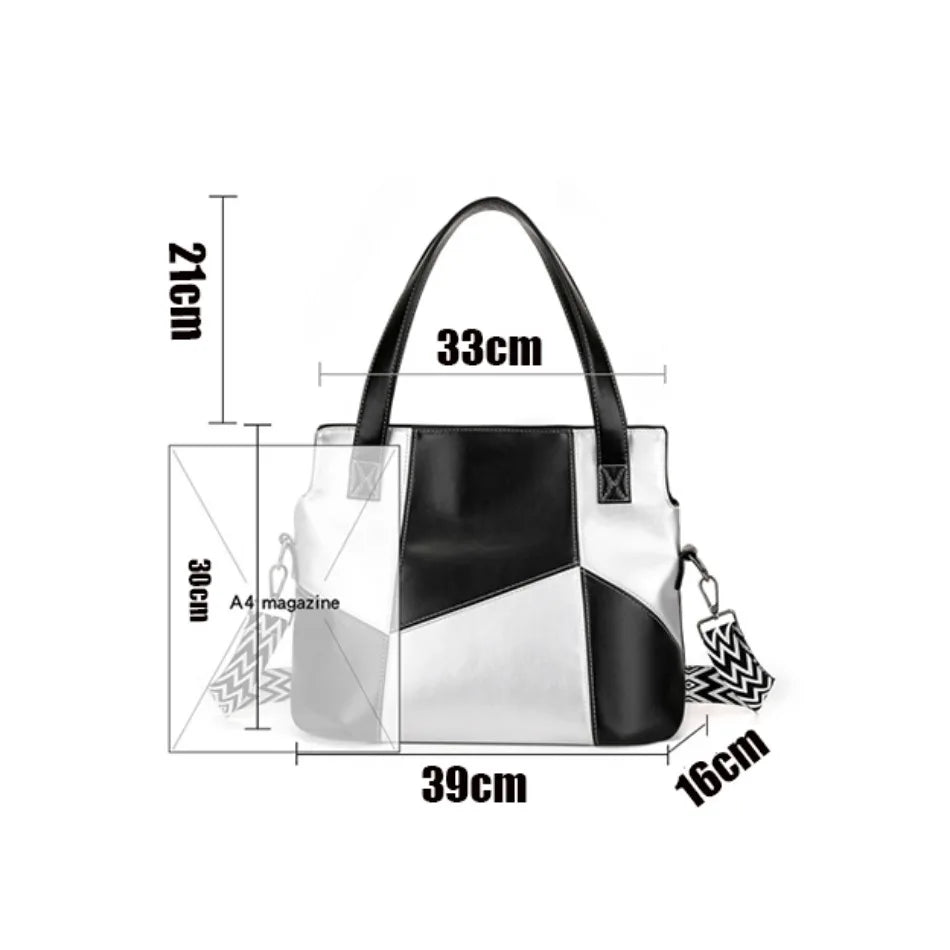 Luxury Women Leather Handbags Designer Brand Large Capacity Shoulder Crossbody Bags Ladies Casual Totes Hand Bags for Women 2024
