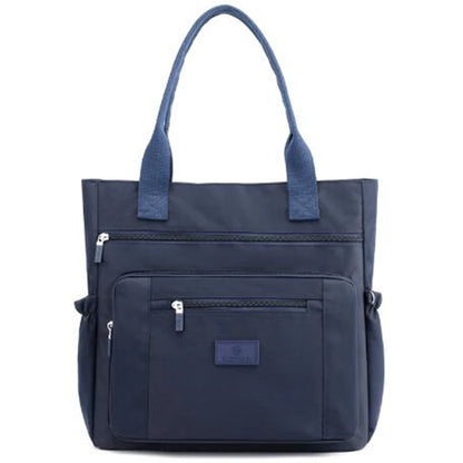 Luxury Women Waterproof Casual Top-handle Ladies Handbag Travel Tote Nylon Shoulder Bags