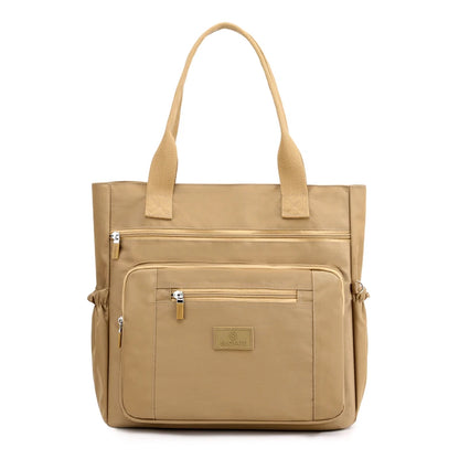 Luxury Women Waterproof Casual Top-handle Ladies Handbag Travel Tote Nylon Shoulder Bags
