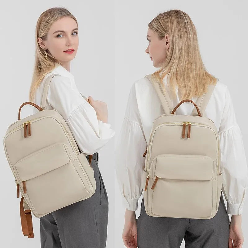 Luxury Women's Backpack High-Quality 14 Inch Laptop Casual Waterproof Travel Bags Large Capacity Business Bagpacks