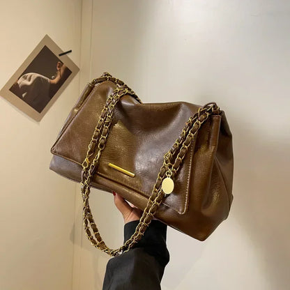Luxury Women's Bag 2023 New Vintage Chain Fashion Designer High Grade One Shoulder Crossbody Bag