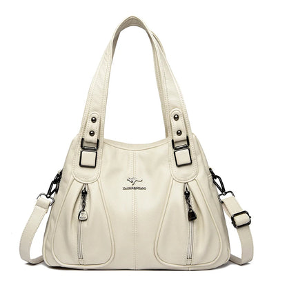 Luxury Women's Leather Totes Bag Quality Ladies Solid color Female Shoulder Crossbody Bags 2023 Large Capacity Women Handbag Sac