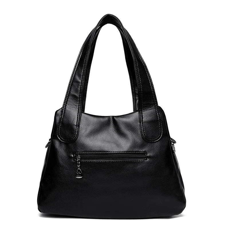 Luxury Women's Leather Totes Bag Quality Ladies Solid color Female Shoulder Crossbody Bags 2023 Large Capacity Women Handbag Sac