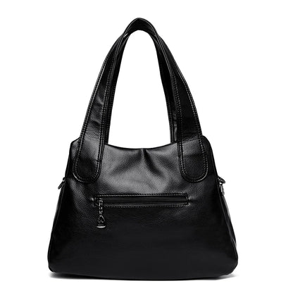 Luxury Women's Leather Totes Bag Quality Ladies Solid color Female Shoulder Crossbody Bags 2023 Large Capacity Women Handbag Sac