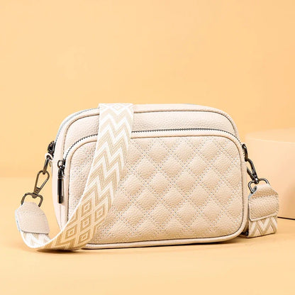 Luxury Women's Soft Solid Genuine Leather Shoulder Crossbody Bags 100% Cowhide Female Messenger Tote Sac Designer Ladies Handbag