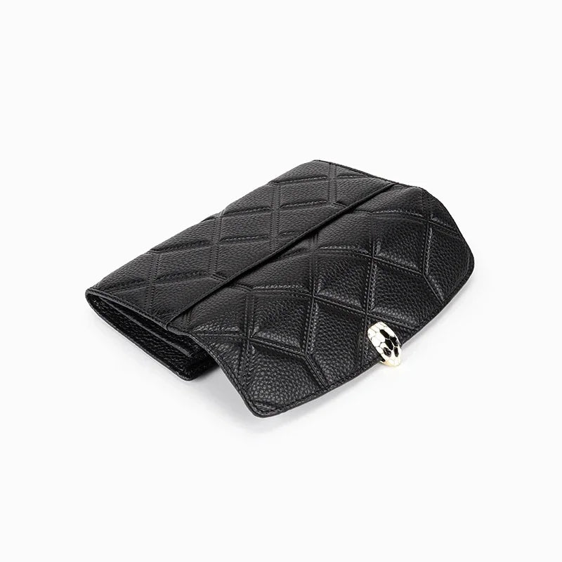 Luxury brand leather ladies long cute mobile phone clutch bag female credit card holder large capacity wallet temperament
