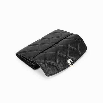Luxury brand leather ladies long cute mobile phone clutch bag female credit card holder large capacity wallet temperament
