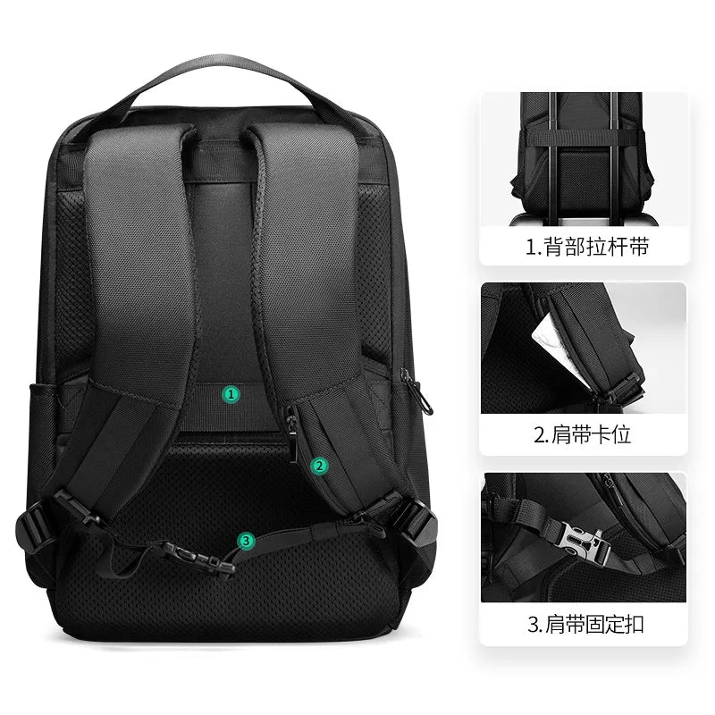 MARK RYDEN 20L Multifunction male backpack Double Charging Anti-theft Water-repellent 15.6 inch Laptop Men Backpack For Business