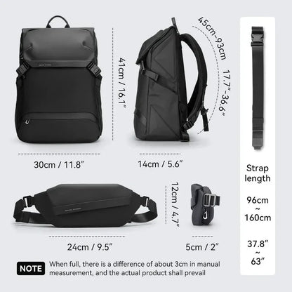 MARK RYDEN Backpack Men 2 in 1
