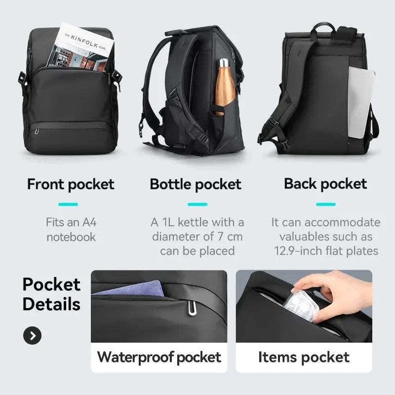 MARK RYDEN Backpack Men 2 in 1