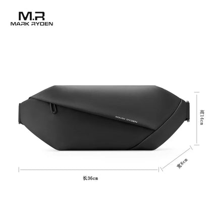MARK RYDEN Chest Bag Shoulder Messenger Bags Male Waterproof Short Trip Chest Bag Pack for Men
