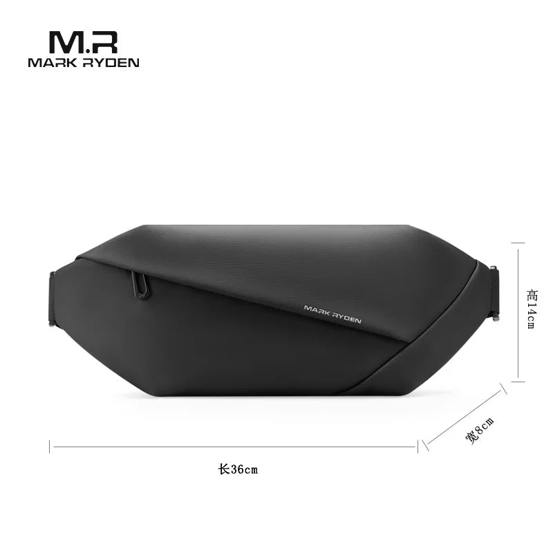 MARK RYDEN Crossbody Bag Shoulder Messenger Bags Male Waterproof Short Trip Chest Bag Pack for Men