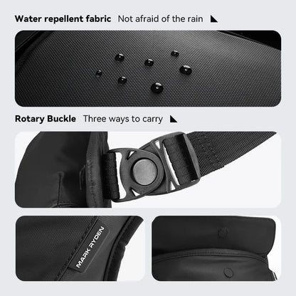 MARK RYDEN Drop Leg Bags Ride Pouch Waist Pack Motorcycle Bag Men
