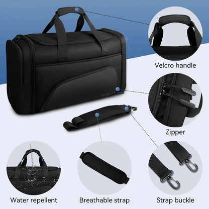 MARK RYDEN Foldable Duffle Bag Men With Shoes Pouch  Large Capacity Gym Bags for Men