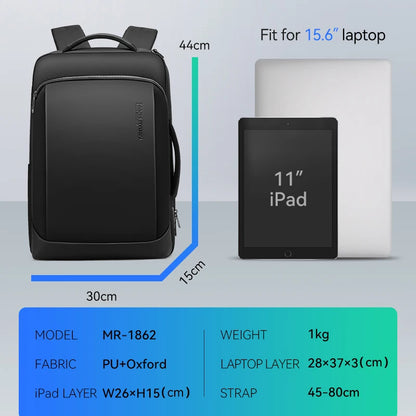MARK RYDEN Laptop Bag 15.6 inch Travel High Quality Backpack Men's Large-Capacity Outdoor Leisure Business USB Charging Computer