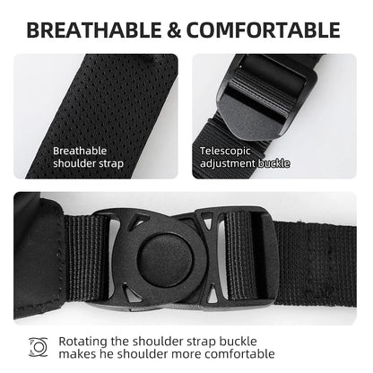 MARK RYDEN Men Crossbody Bag Light Weight Multi-function Sling Bag Men's Pack Solid Black Hip Hop Street Travel Male