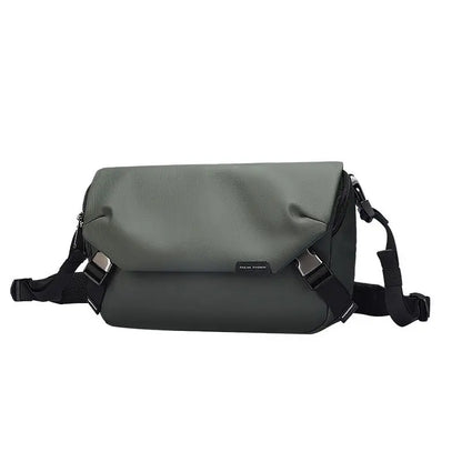 MARK RYDEN Men Crossbody Bag Light Weight Multi-function Sling Bag Men's Pack Solid Black Hip Hop Street Travel Male
