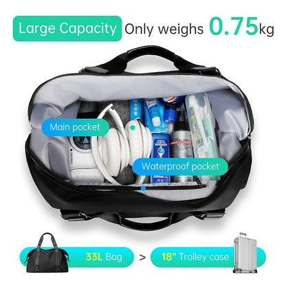 MARK RYDNE Sports bag Large Capacity Waterprooof Travel Duffle Bag Gym Bag Man