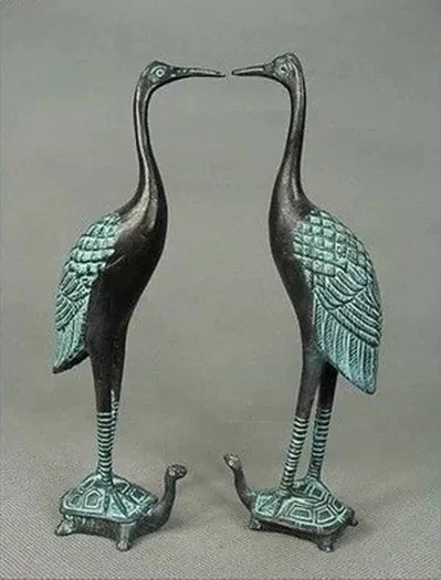 MOEHOMES Chinese Collect Bronze Fengshui Pegasus Horse Statue Metal Handicraft Home Decorations Buddhism 2020 Cn(origin)