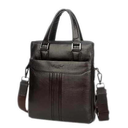Made Of Genuine Natural Leather Men Business Handbag First Layer Cowhide Tote Bag Briefcase For Male Shoulder Messenger Bags New