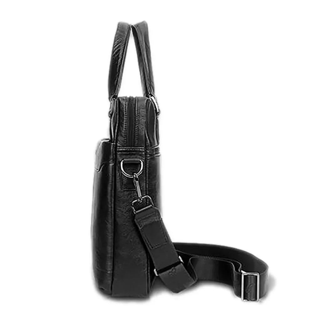 Made Of Genuine Natural Leather Men Business Handbag First Layer Cowhide Tote Bag Briefcase For Male Shoulder Messenger Bags New