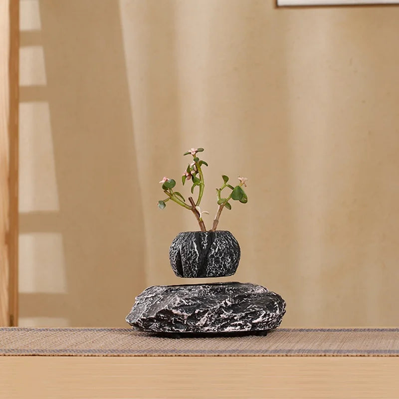 Magnetic Levitation flowerpot Suspended Plants Potted plants for home decoration Ornaments